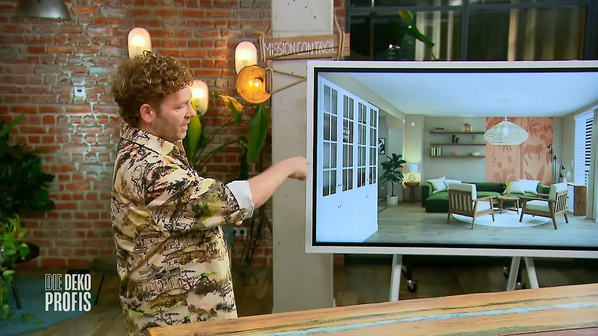Thomas Klotz zeigt sein Wohnzimmer-Konzept "Japandi with a Twist"