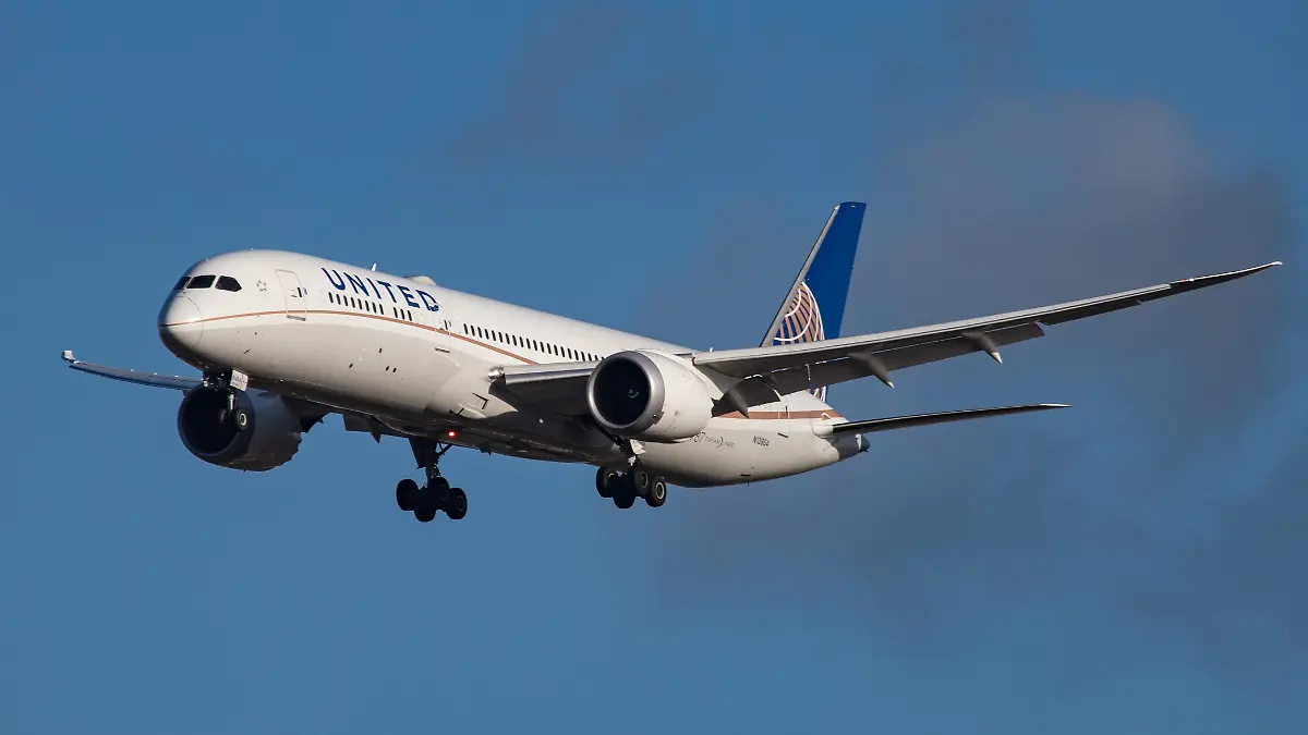 Boeing 787 der US-Fluggesellschaft United Airlines
