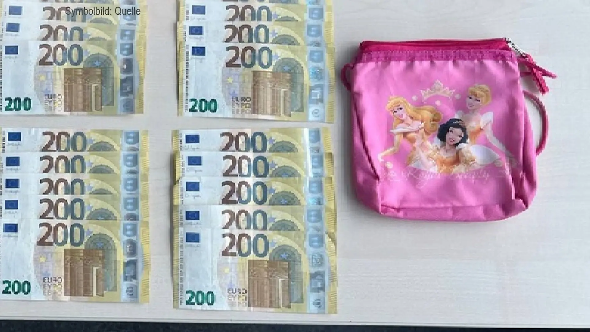 In dieser Tasche hatte die Besitzerin ihr Geld verstaut 