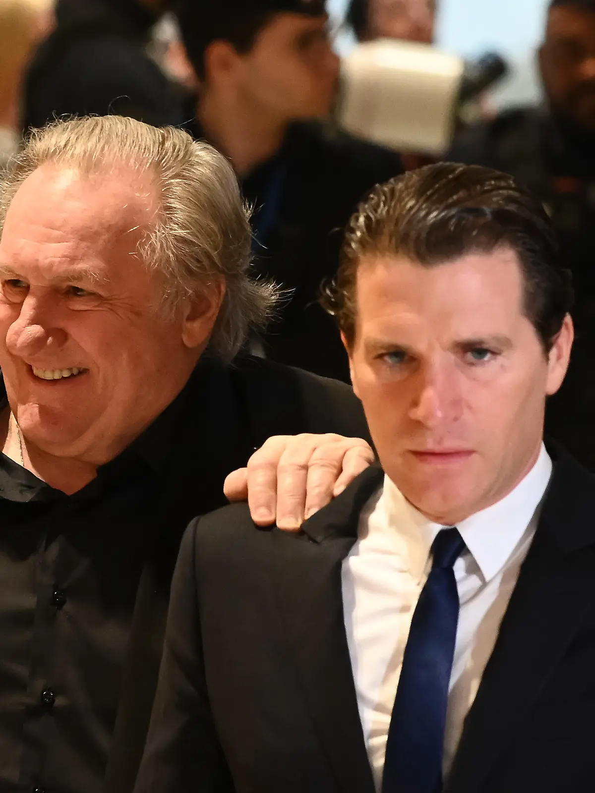 Gerard Depardieu an Prozeßtag 2 seines Verfahrens in Paris wegen des Vorwurfs sexuellen Mißbrauchs