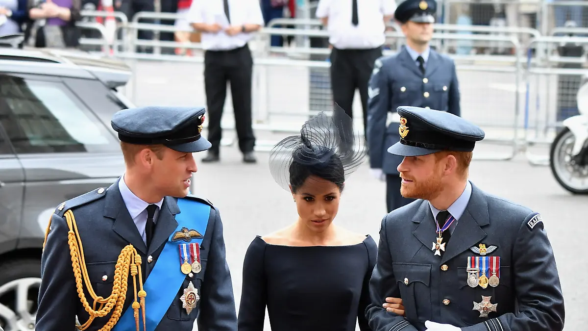 Prinz William, Herzogin Meghan und Prinz Harry