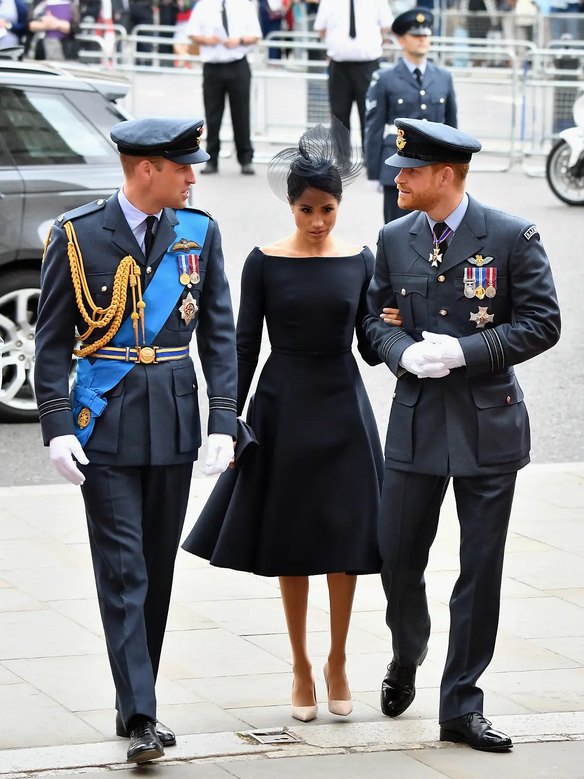 Prinz William, Herzogin Meghan und Prinz Harry