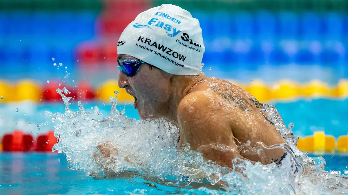  Schwimmen Berlin 31.03.2022 Paraschwimmen IDM Berlin 2022 Elena Krawzow GER *** Swimming Berlin 31 03 2022 Para Swimming IDM Berlin 2022 Elena Krawzow GER