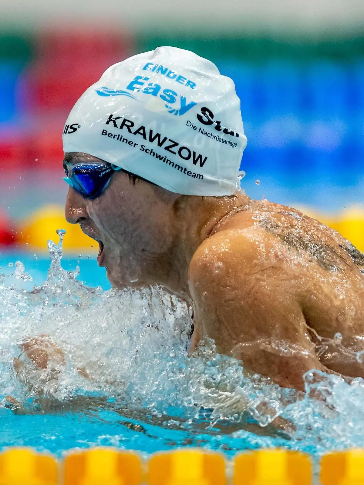  Schwimmen Berlin 31.03.2022 Paraschwimmen IDM Berlin 2022 Elena Krawzow GER *** Swimming Berlin 31 03 2022 Para Swimming IDM Berlin 2022 Elena Krawzow GER
