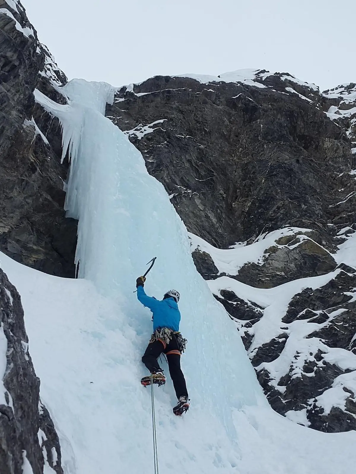Beim Eisklettern in Norwegen ist ein Deutscher gestorben