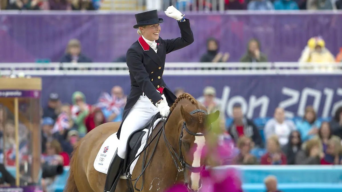 Laura Bechtolsheimer mit Mistral Højris bei Olympia 2012