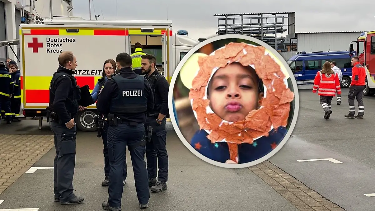 Die Polizei und Freiwillige suchen in Weilburg (Hessen) weiter nach dem vermissten Pawlos (6).