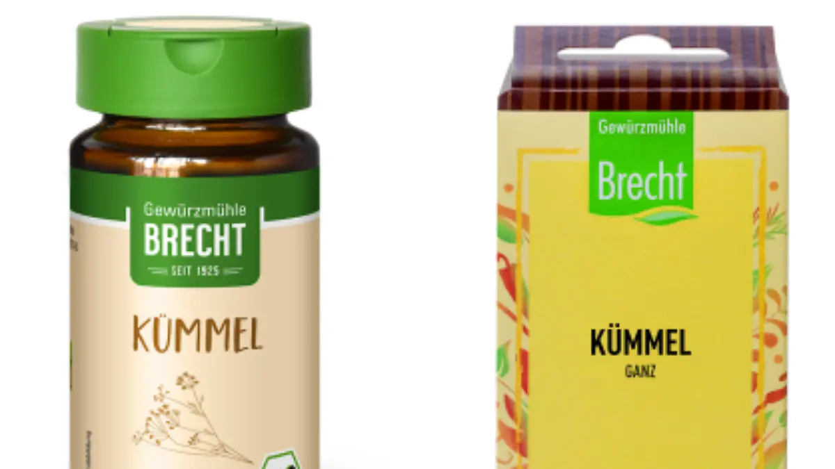 Die Gewürzmühle Brecht GmbH informiert über den Rückruf des Artikels „Kümmel ganz öko”.