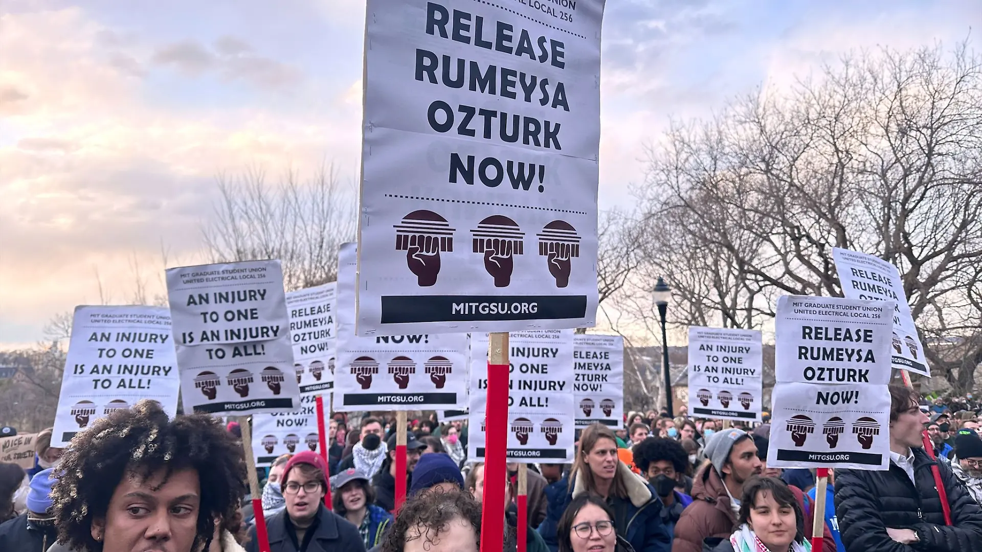 Proteste gegen Festnahme von türkischer Studentin.