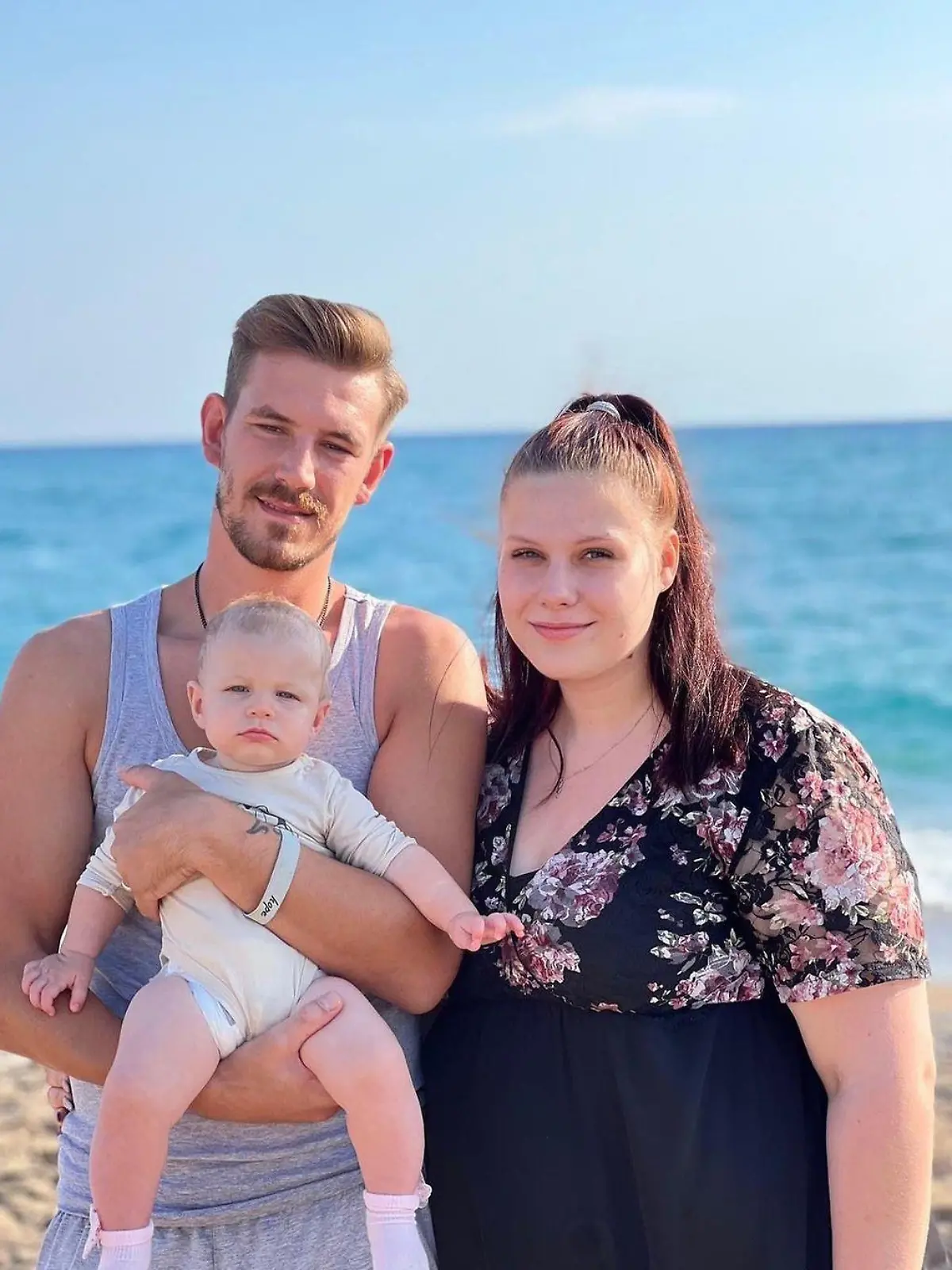 Tim Katzenbauer und Lavinia Wollny freuen sich auf ein Geschwisterchen für Haylie.