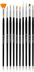 Neonails Nail Art Brushes (10 Stück)