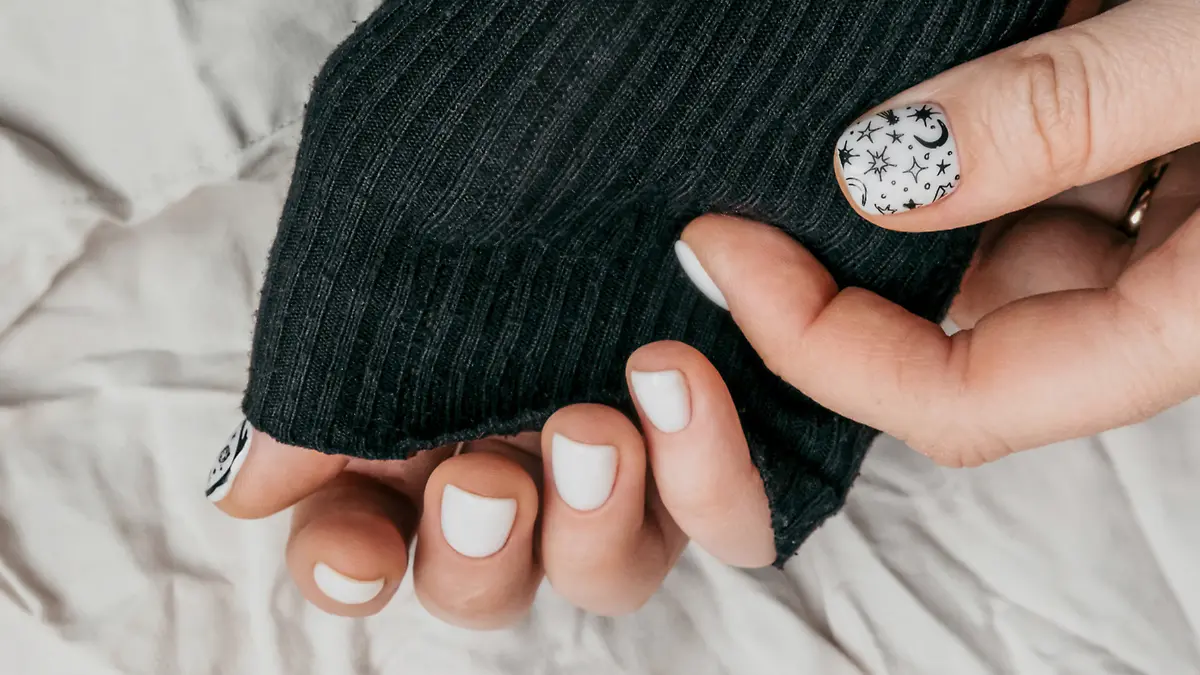 Nageldesign mit Sternen