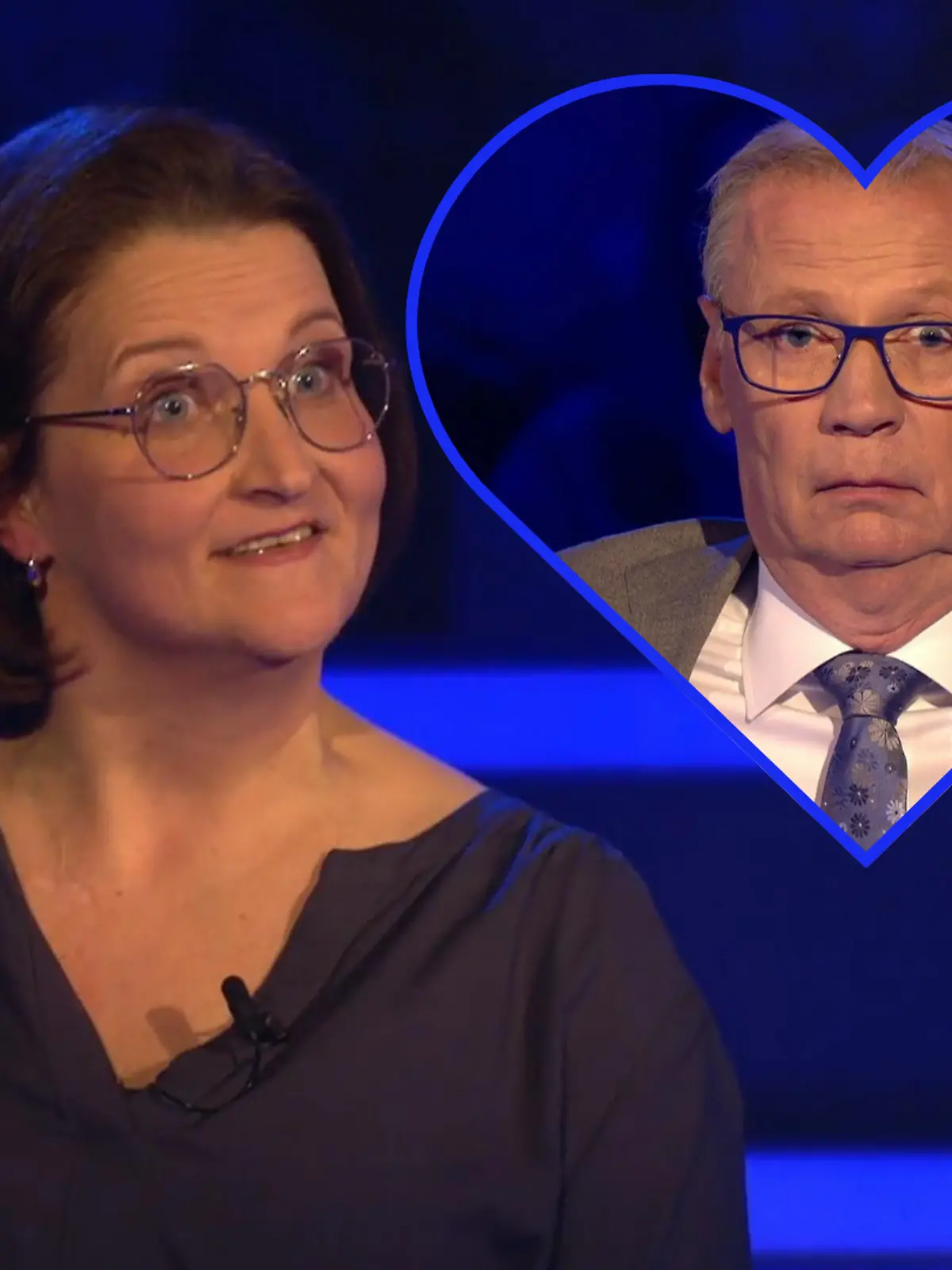 „Wer wird Millionär?”-Kandidatin Manja Graewe macht Günther Jauch schöne Augen