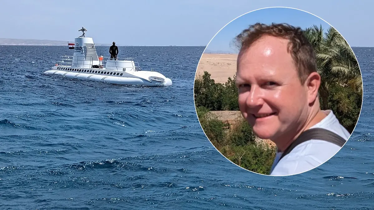 RTL/ntv-Mitarbeiter Patrick Metz fuhr schon zweimal mit dem U-Boot von Sindbad vor Hurghada (Ägypten).