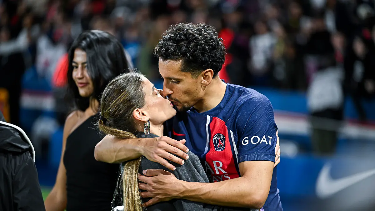 Carol Cabrino und ihr Mann Marquinhos (PSG).