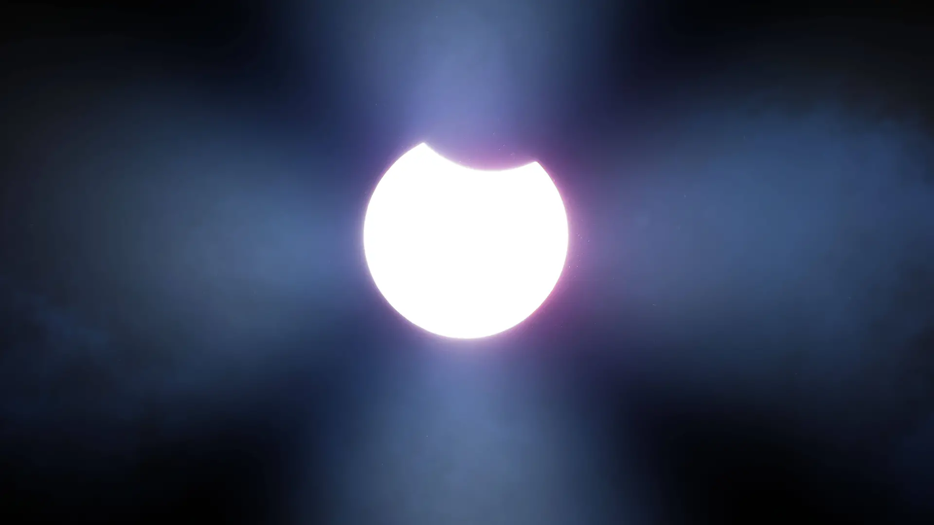 Partielle Sonnenfinsternis am 10.06.2021 in Chemnitz