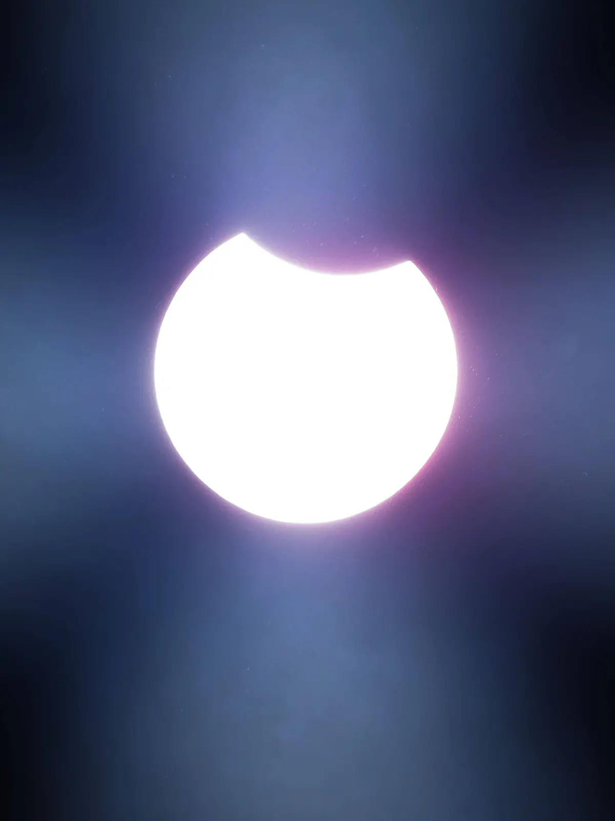 Partielle Sonnenfinsternis am 10.06.2021 in Chemnitz