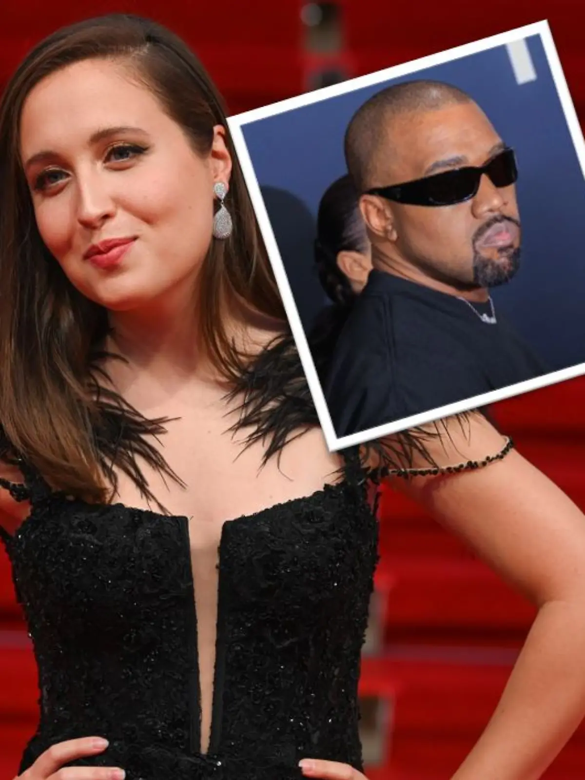 Collage von Sängerin Alice Merton und Kanye West.