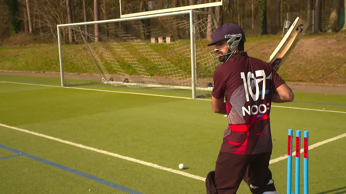 Kapitän Noor Ahmad Wahedy möchte irgendwann Kinder im Cricket trainieren.
