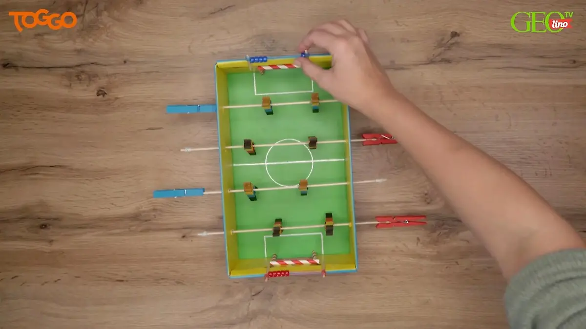 Tischkicker im Miniformat Zum Selberbasteln
