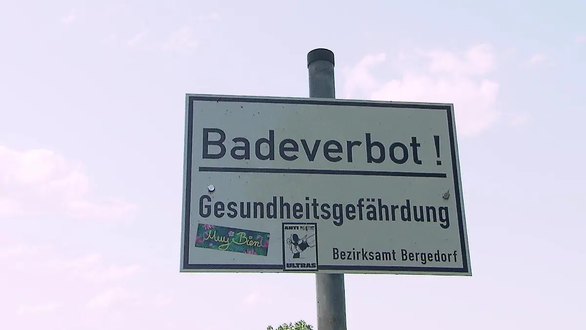 Der Eichbaumsee ist für Schwimmer wegen Blaualgen gesperrt.