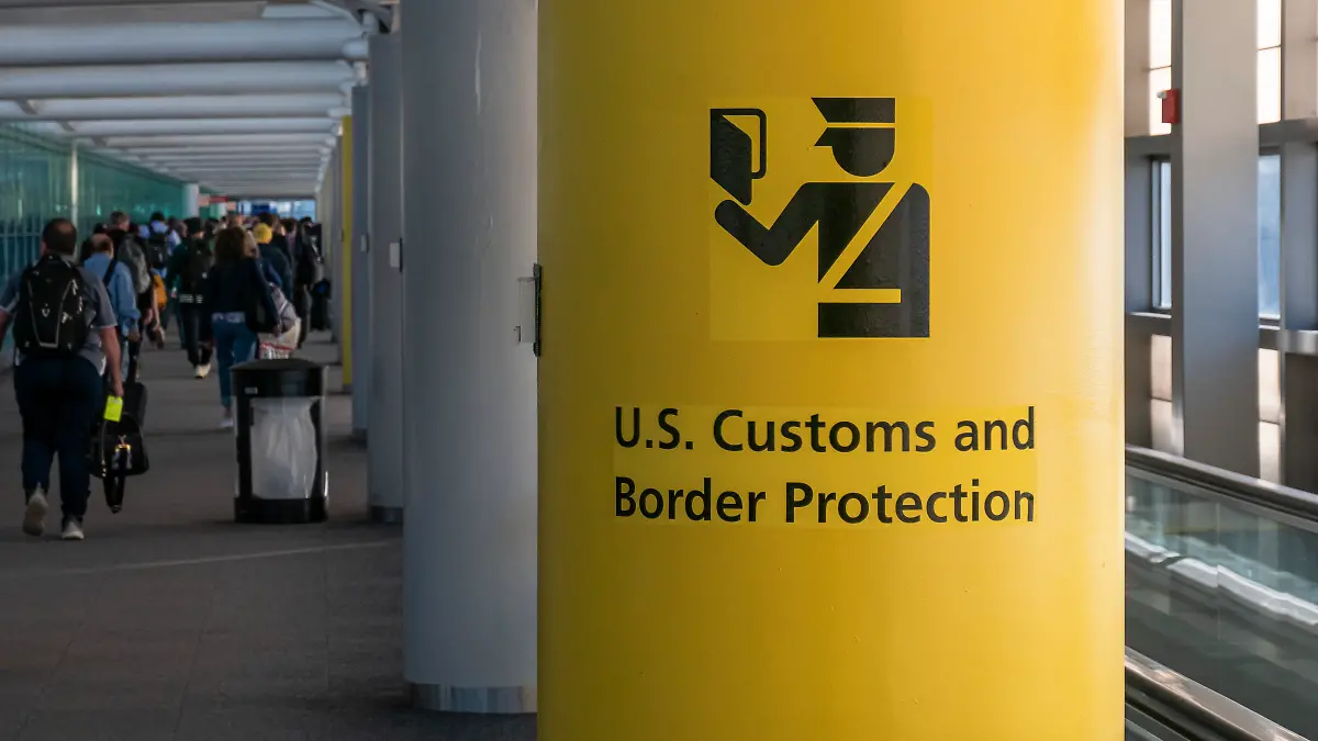 Einreise-Kontrolle an US-Flughafen (Symbolfoto) 