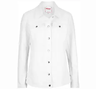 Weiße Jeansjacke