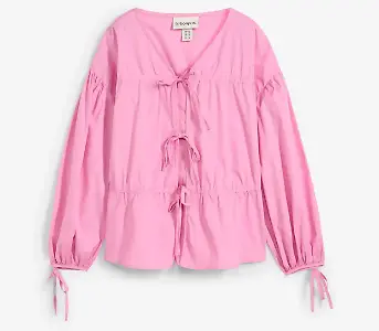 Bluse mit Schleifen