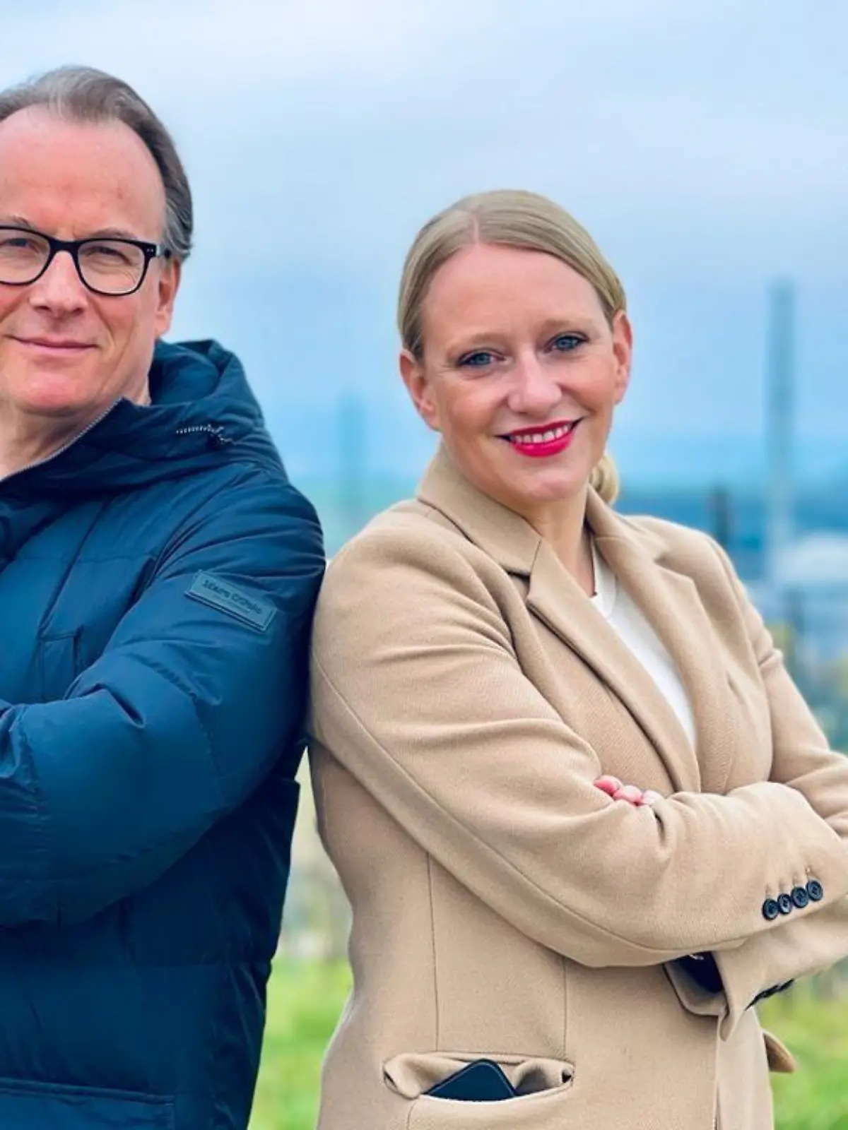 RTL-Reporter-Ehepaar Nadine und Martin to Roxel