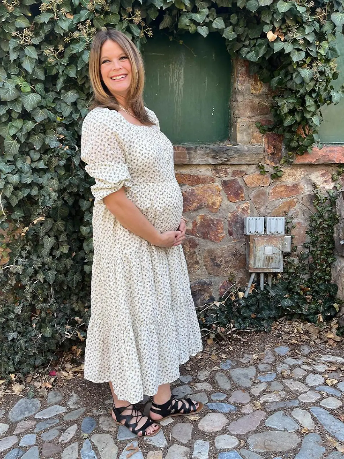 Chalise Smith mit Babybauch