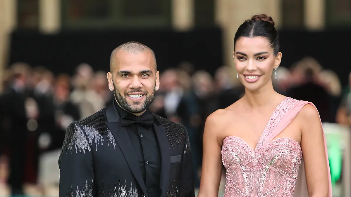 Dani Alves mit seiner Frau Joana Sanz 