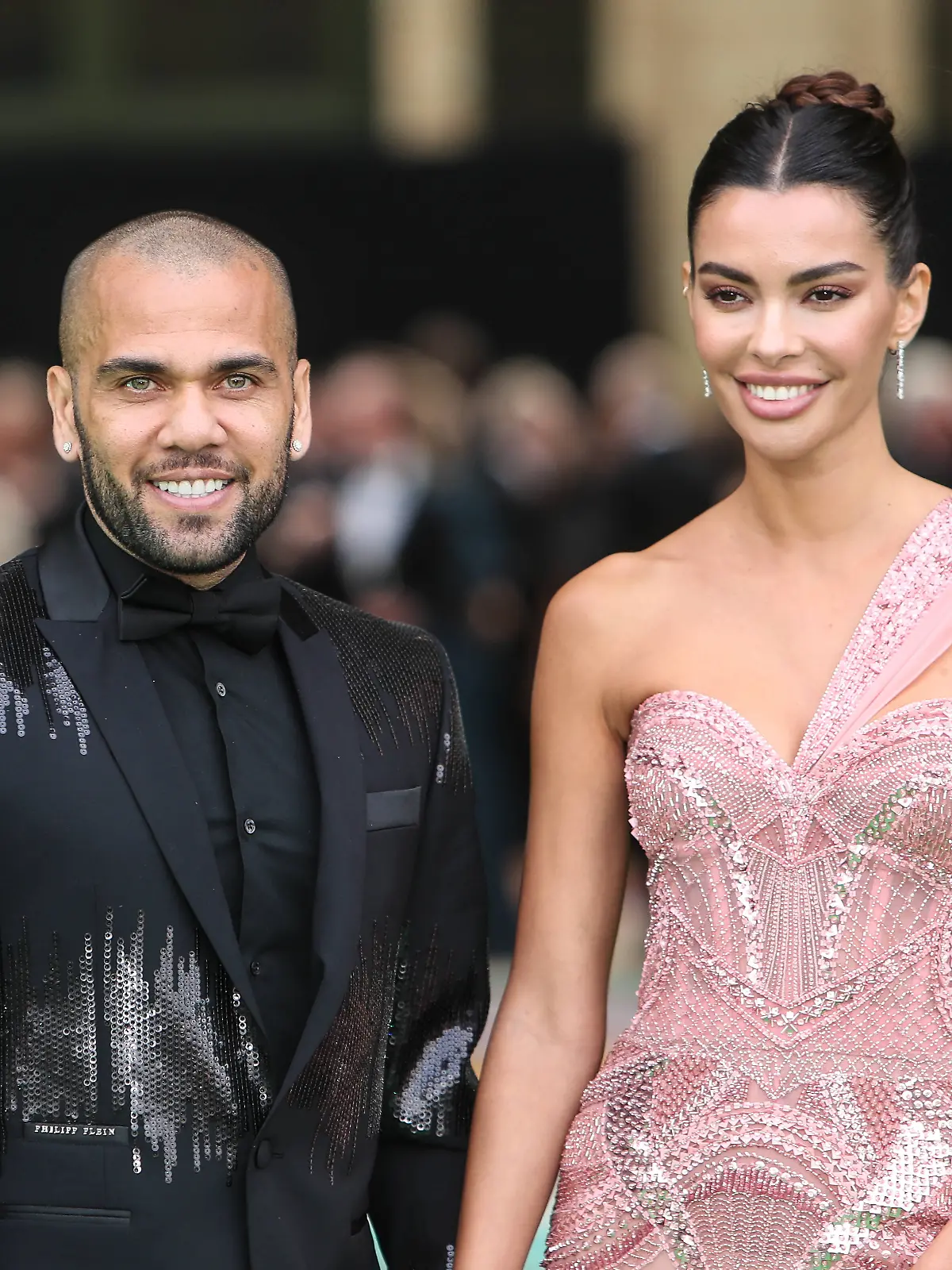 Dani Alves mit seiner Frau Joana Sanz 