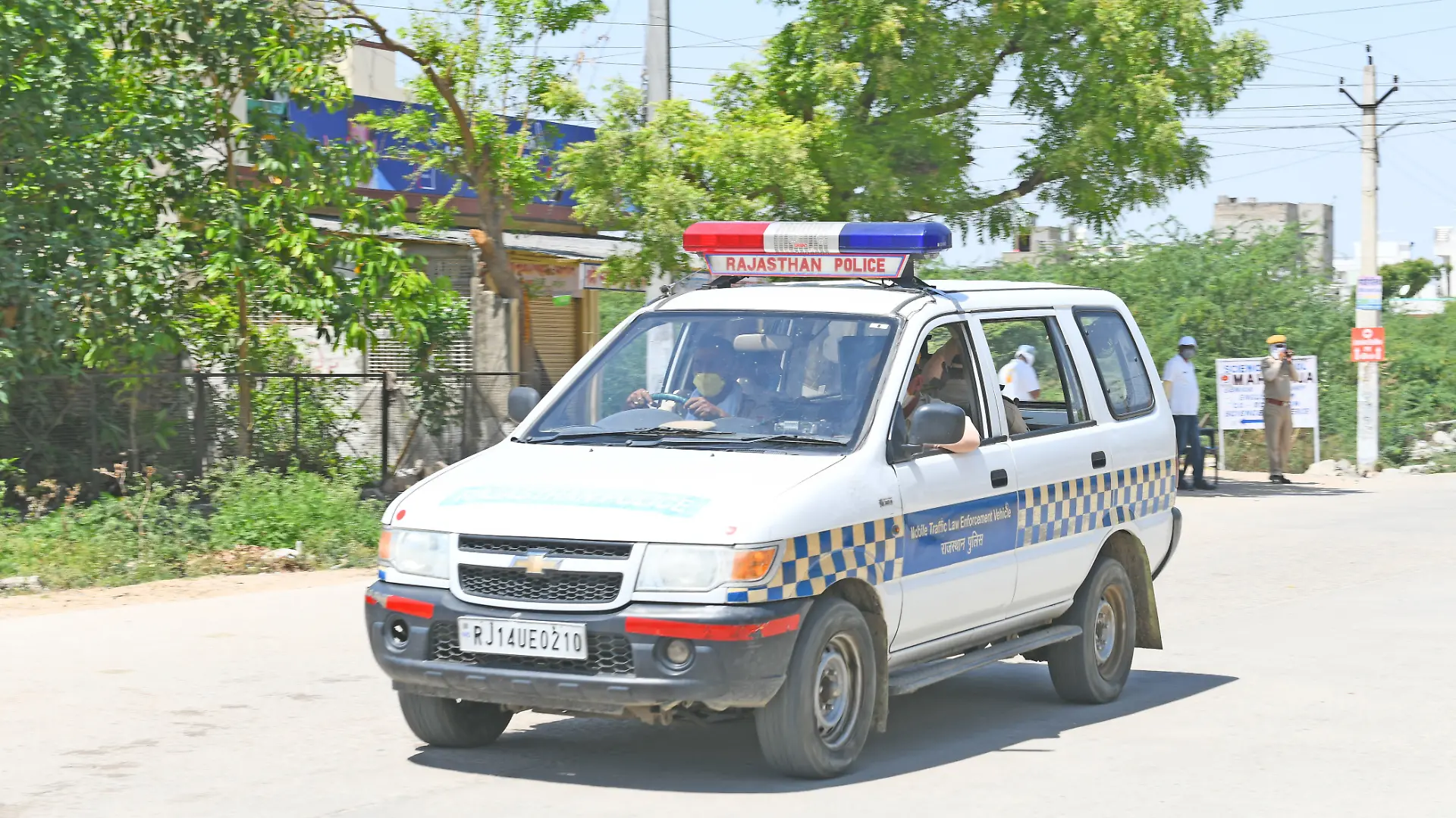 Polizeieinsatz in Indien (Symbolfoto)
