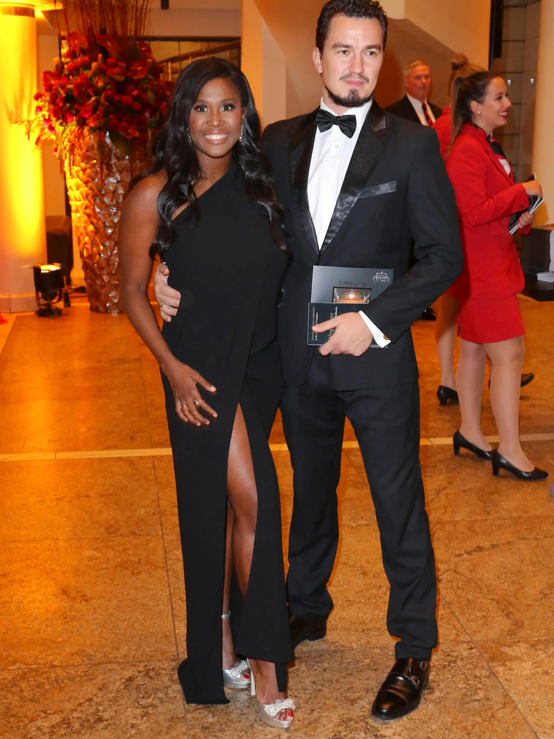 Motsi Mabuse mit Ehemann Evgenij Voznyuk beim 36. Deutschen SportpresseBall 2017 in der Alten Oper. Frankfurt, 04.11.2017