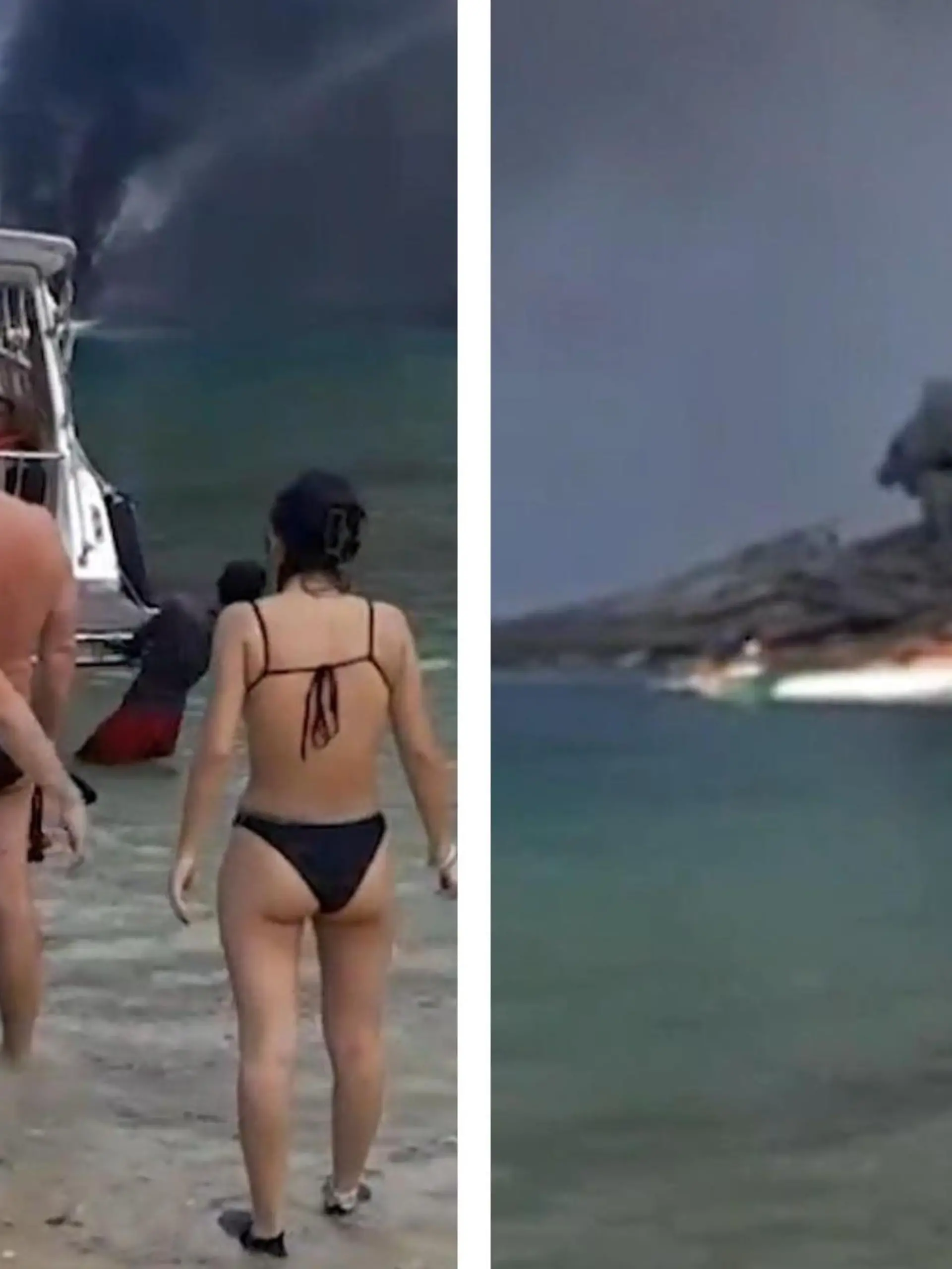Bild zu: "Sie müssen sich ans Ufer kämpfen! Touristen-Boot in Flammen"