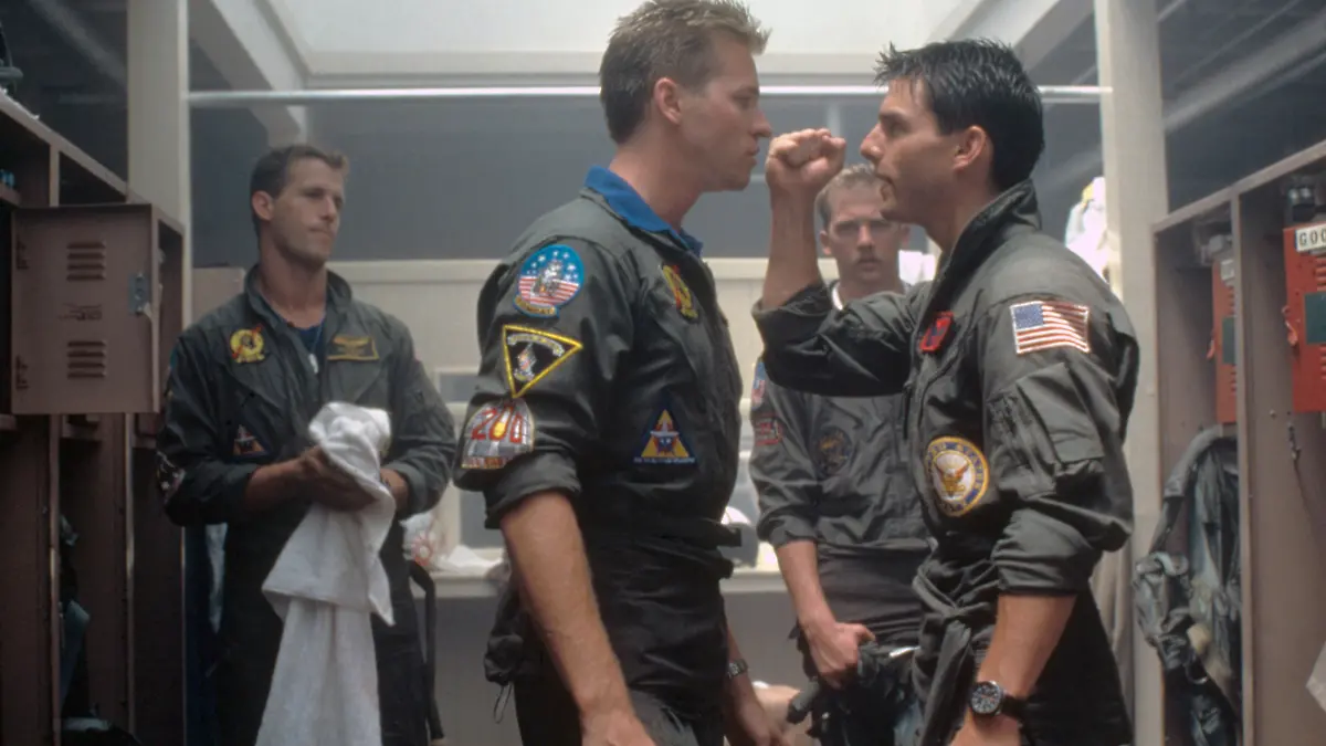 Zusammen mit Schauspieler Tom Cruise spielte Val Kilmer in „Top Gun”. (Archivbild)