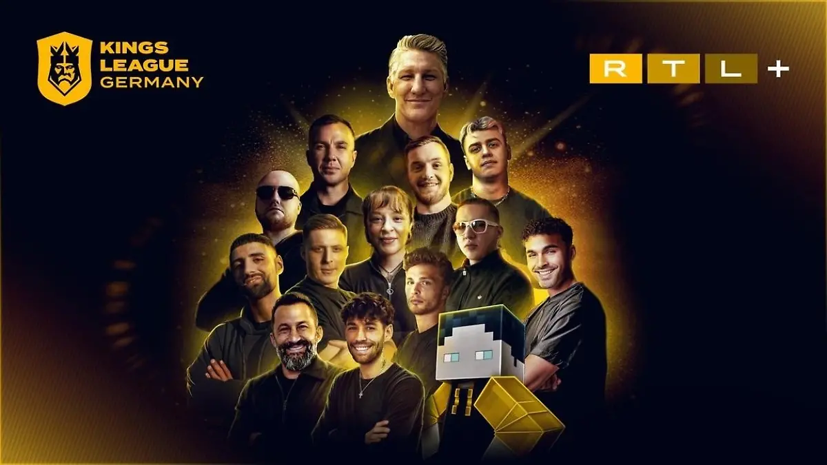 RTL überträgt die „Kings League” LIVE aus Köln im Stream auf RTL+ ab dem 12. April 2025.