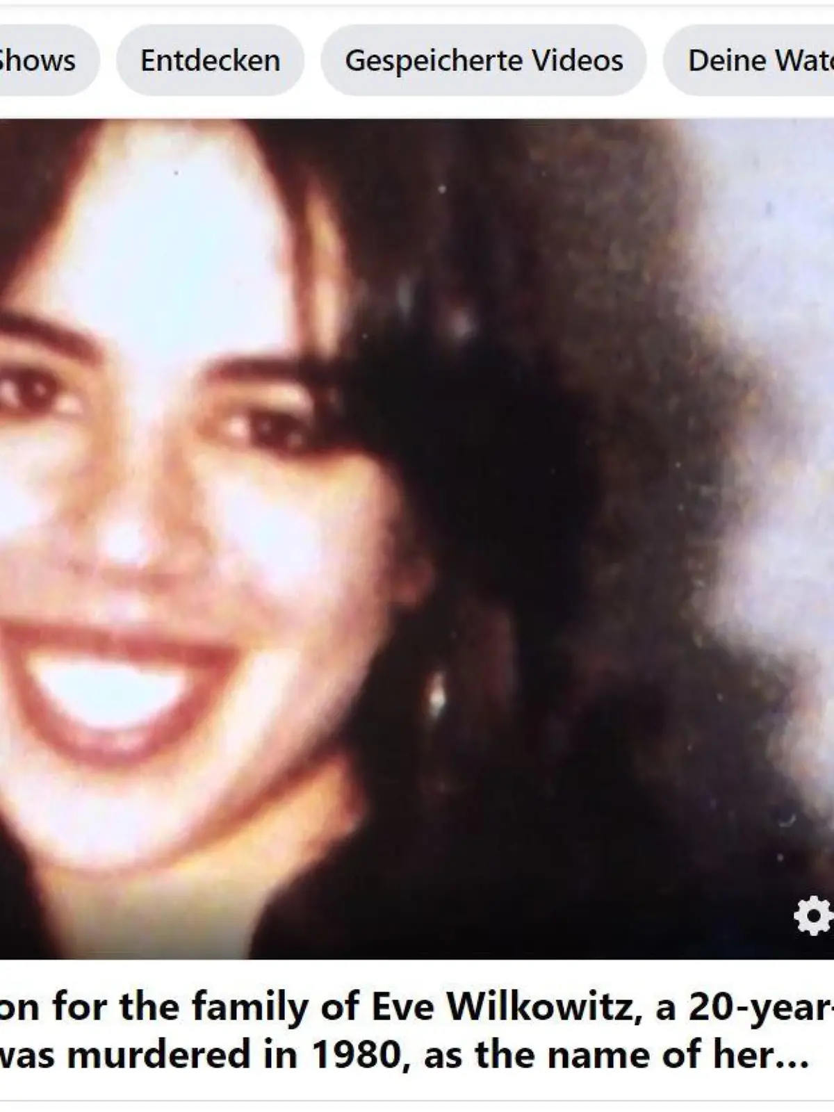 Diese Bilder hat das Police Department Suffolk County mit Zustimmung von Eve Wilkowitz Schwester Irene veröffentlicht.