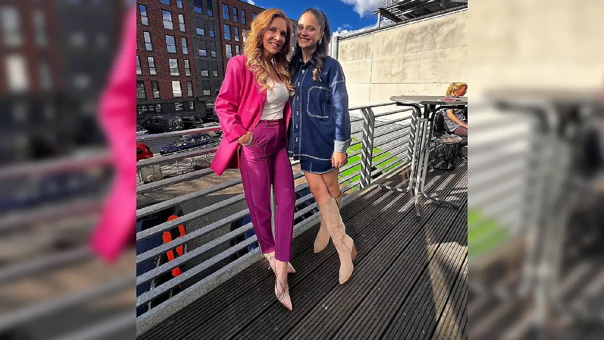 Danni Büchner und Tochter Jada