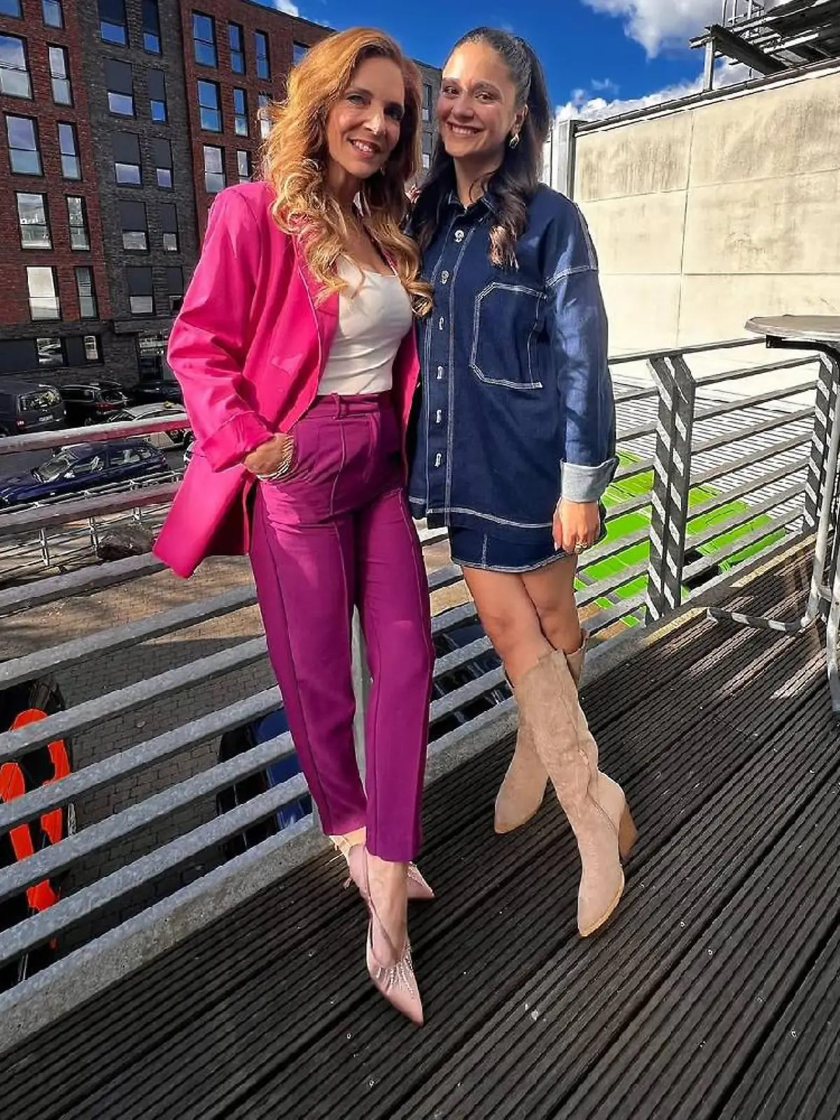 Danni Büchner und Tochter Jada