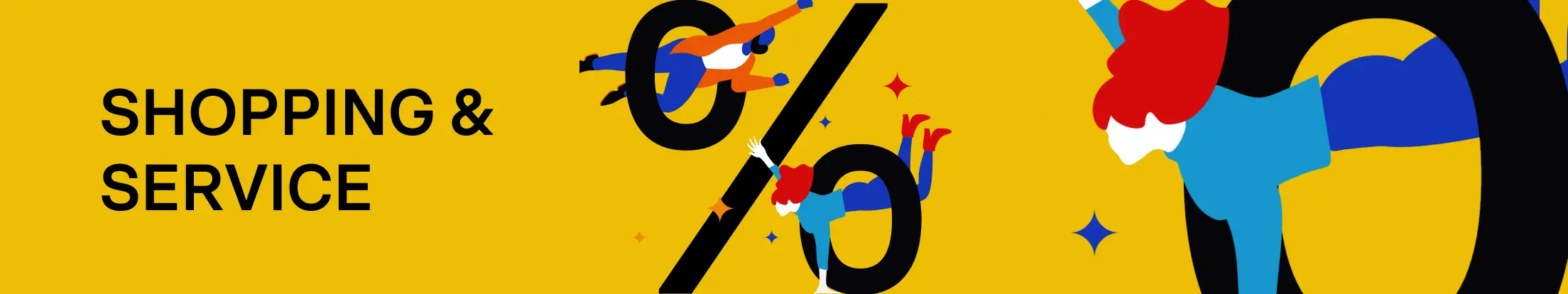 Shopping & Service Banner Desktop