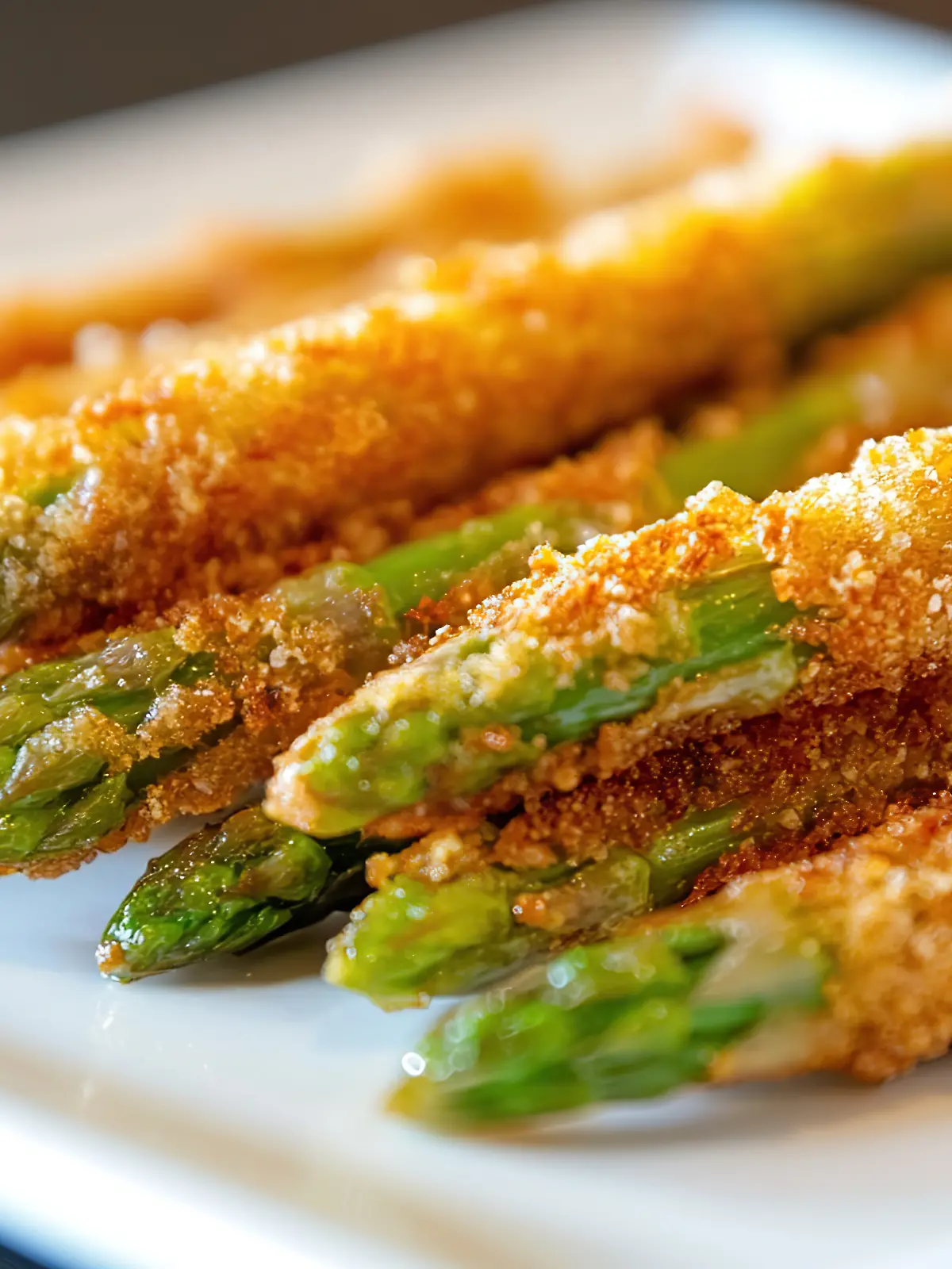 Spargel mit Parmesankruste aus dem Airfryer ist nicht nur lecker, sondern auch schnell zubereitet.