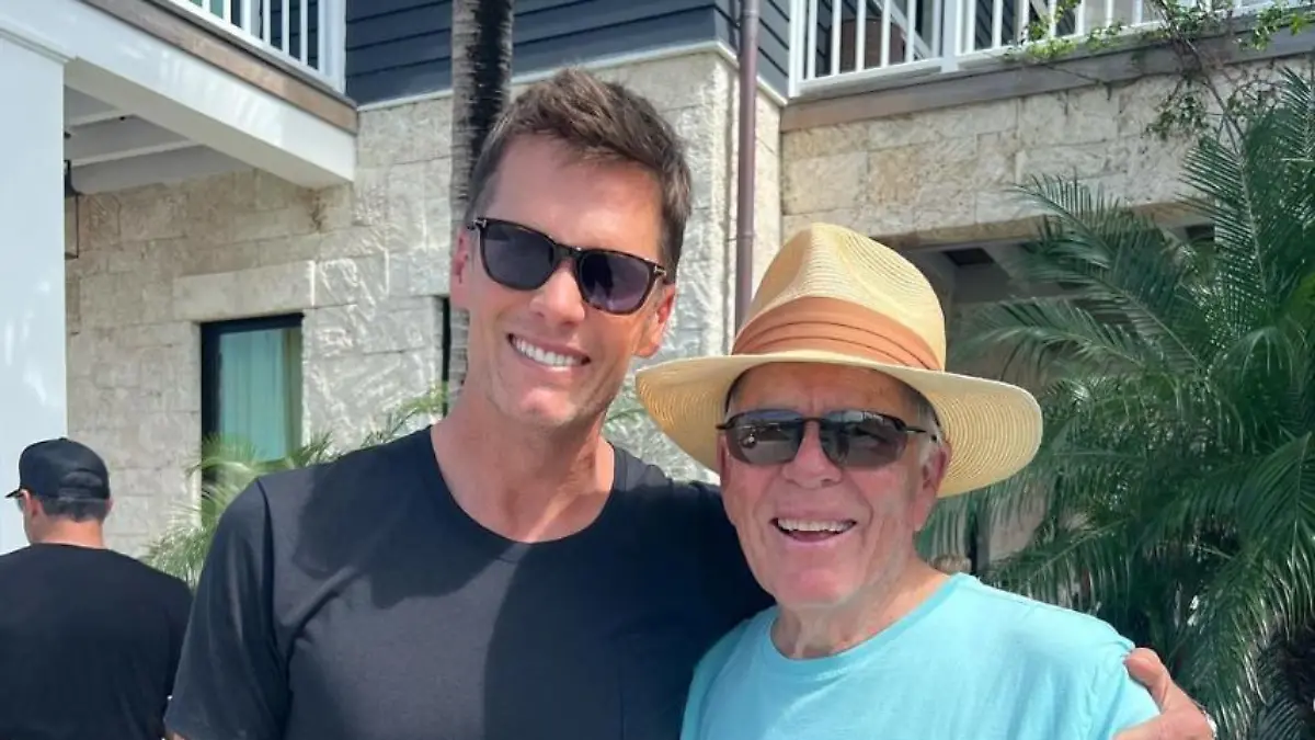 Tom Brady (45) mit seinem Vater Tom Brady Sr.