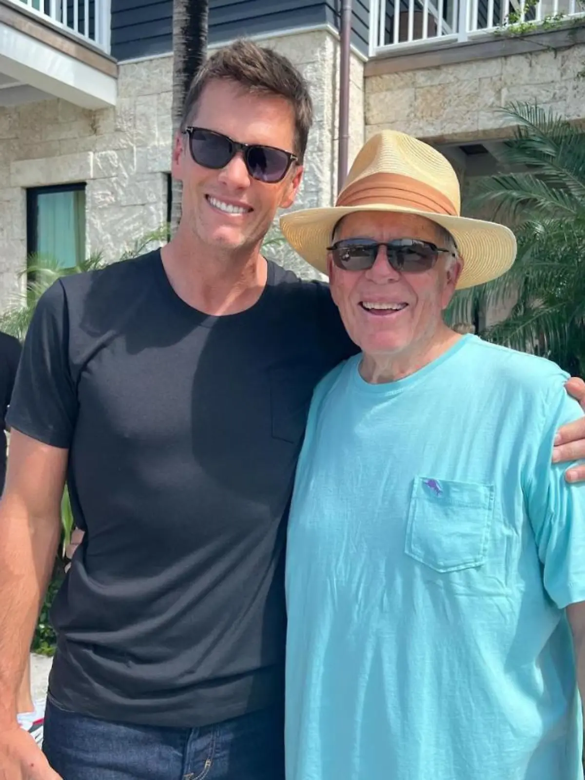 Tom Brady (45) mit seinem Vater Tom Brady Sr.