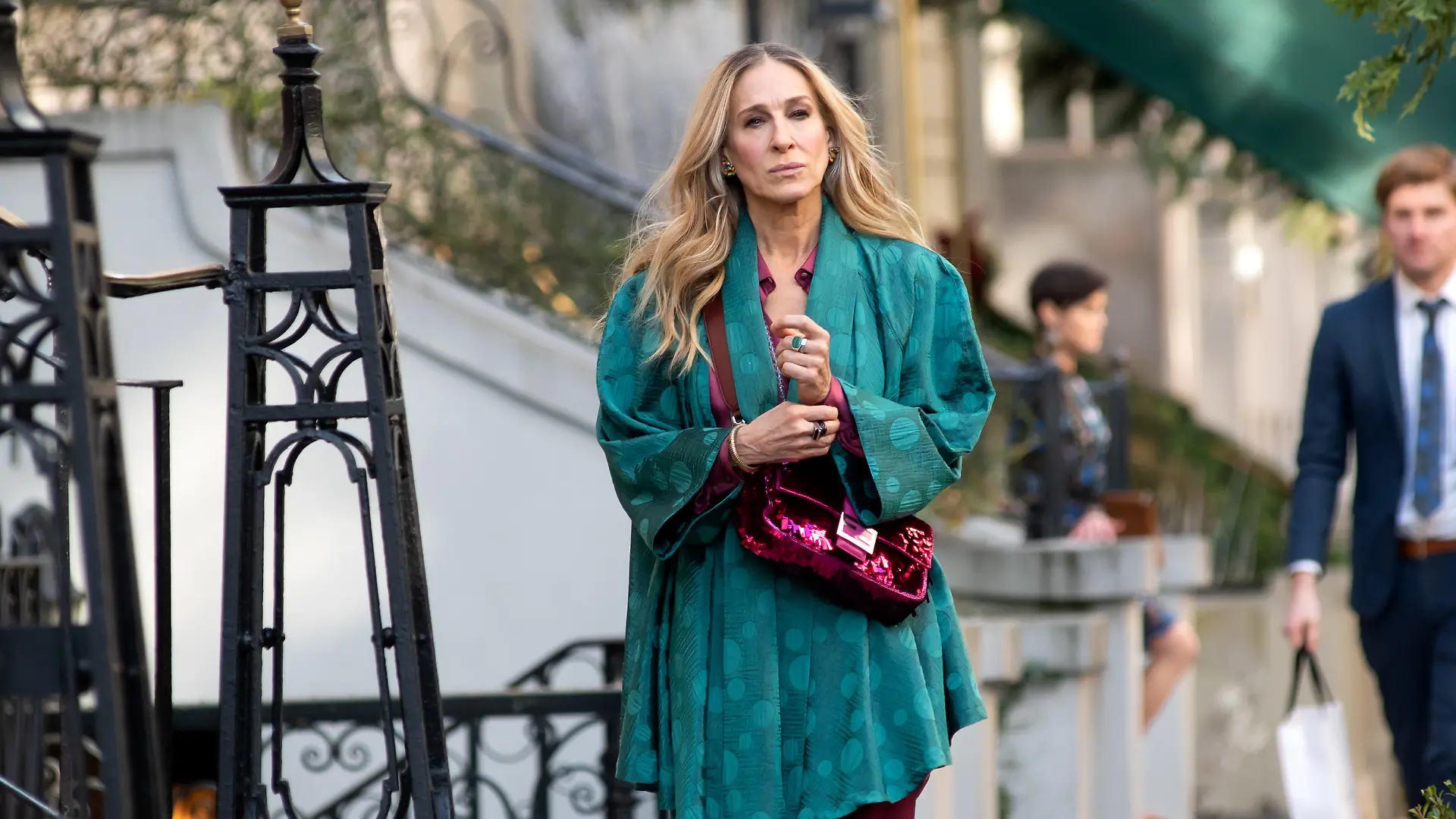 Sarah Jessica Parker On Location With "And Just Like That"
Upper East Side, NY
Pictured: Sarah Jessica Parker
Ref: SPL5513811 090123 NON-EXCLUSIVE
Picture by: splash / SplashNews.com
World Rights,