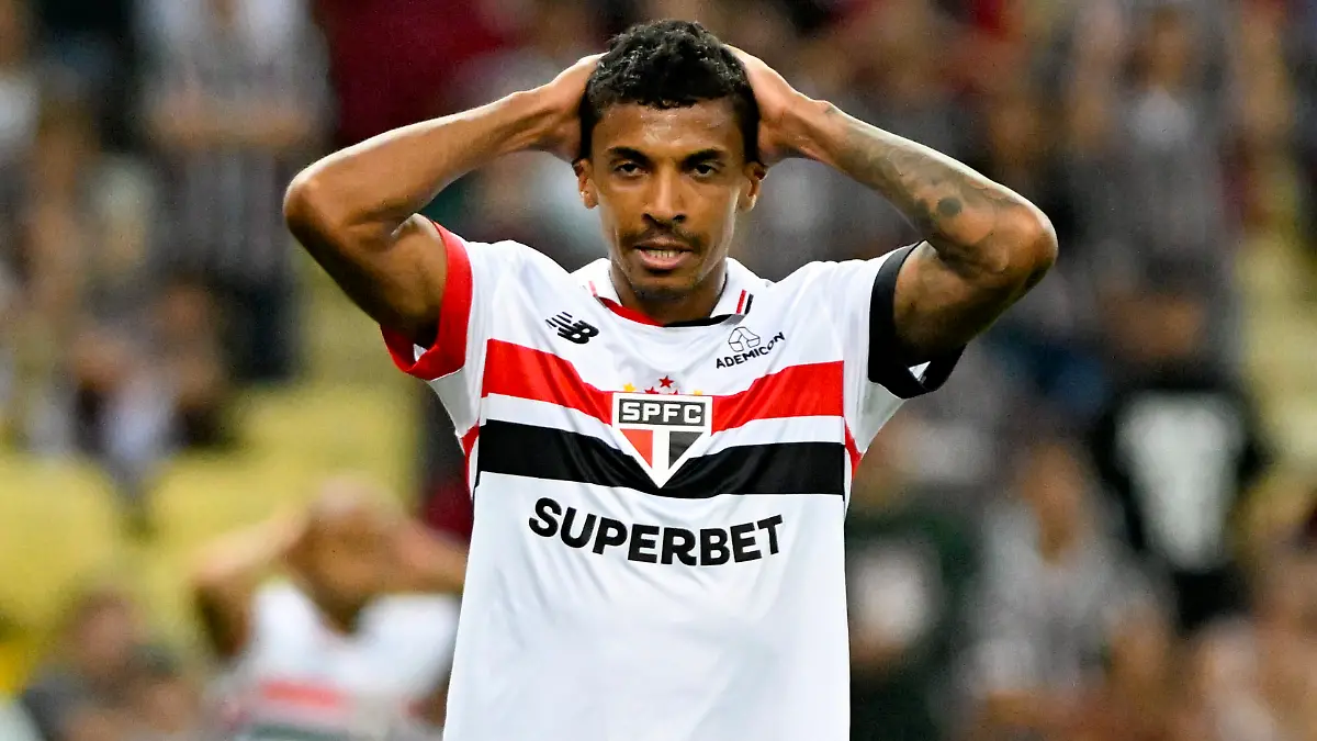 Luiz Gustavo vom FC Sao Paulo im Estadio Maracan in Sao Paulo, Brasilien
