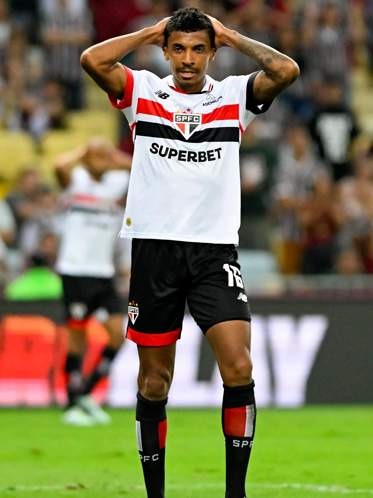 Luiz Gustavo vom FC Sao Paulo im Estadio Maracan in Sao Paulo, Brasilien