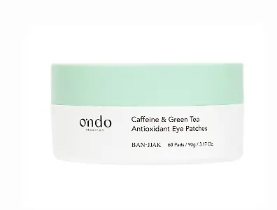 Augen-Pads mit grünem Tee und Koffein