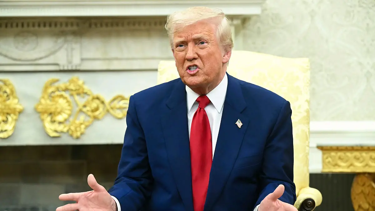 Die Zölle bleiben, sagt US-Präsident Trump.
