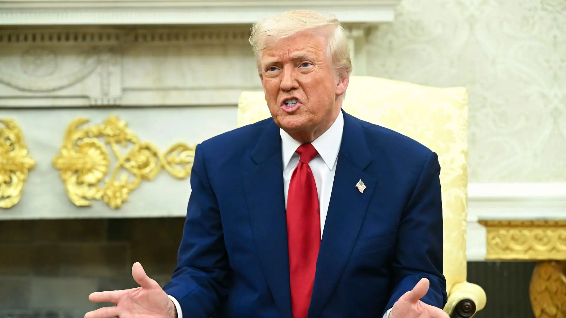 Die Zölle bleiben, sagt US-Präsident Trump.